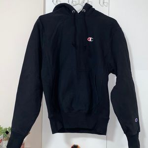 Champion Black Reverse Weave